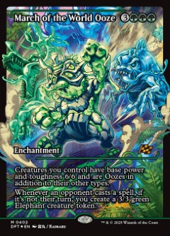 March of the World Ooze Aetherdrift Japan Showcase Art